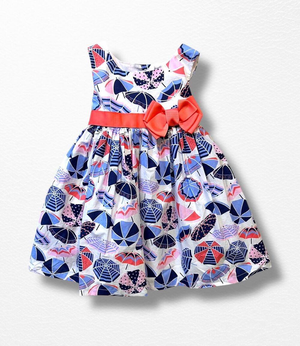 Jillian’s Closet Beach Umbrellas Dress, 12 Months